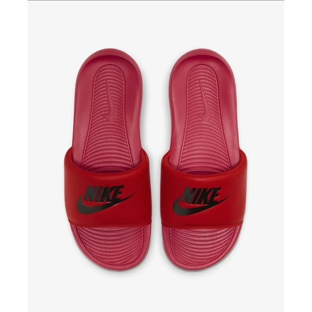 Nike Victori One Slide‎ Men's Size 12 University Red/Black (CN9675 600)
